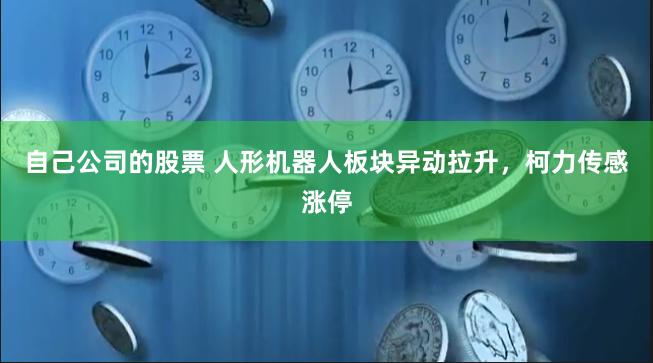 自己公司的股票 人形机器人板块异动拉升，柯力传感涨停