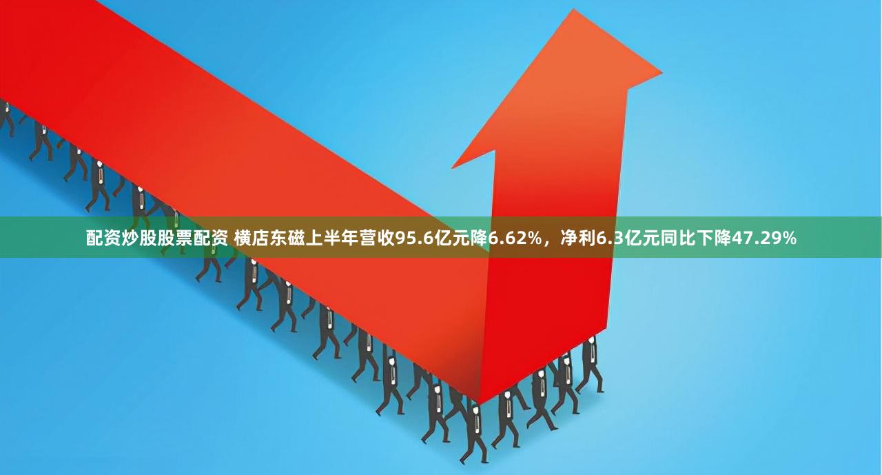 配资炒股股票配资 横店东磁上半年营收95.6亿元降6.62%，净利6.3亿元同比下降47.29%